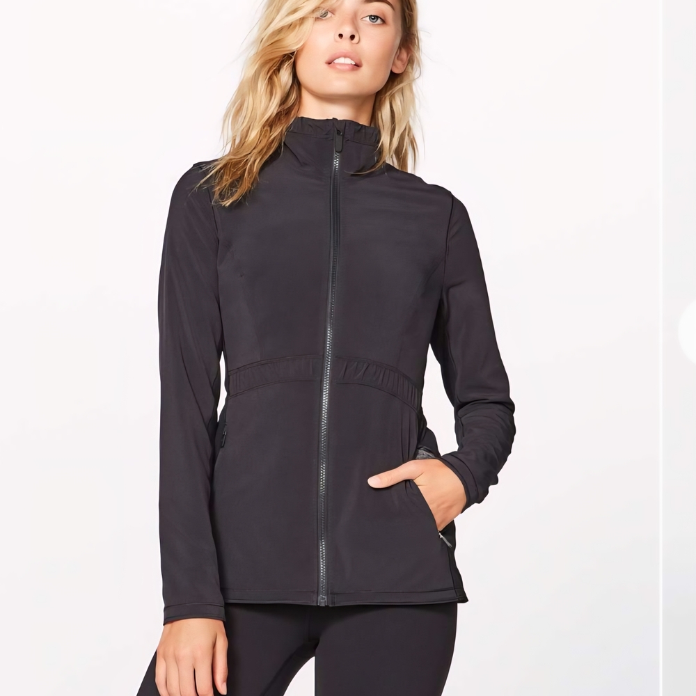 Lululemon Athletica Black Round Trip Jacket